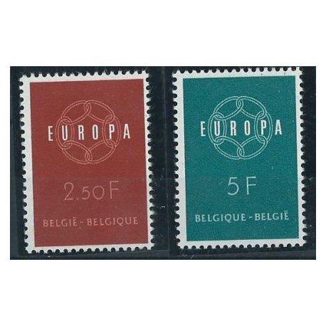 Belgia - Nr 1164 - 65 1959r - CEPT