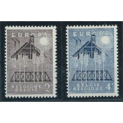 Belgia - Nr 1070 - 71 1957r - CEPT
