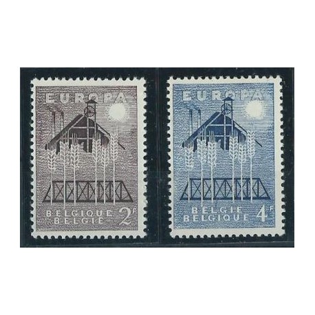 Belgia - Nr 1070 - 71 1957r - CEPT