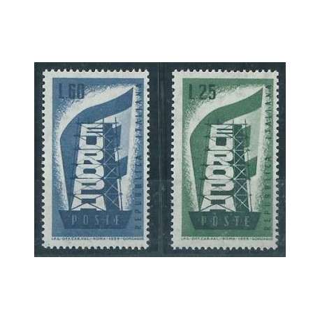 Włochy - Nr 973 - 74 1956r - CEPT