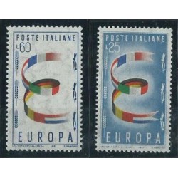 Włochy - Nr 992 - 93 1957r - CEPT