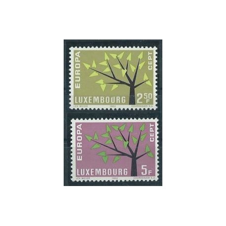 Luxemburg - Nr 657 - 58 1962r - CEPT