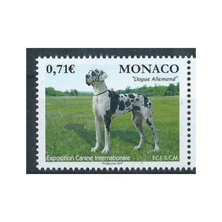 Monako - Nr 3324 2017r - Pies