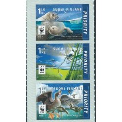 Finlandia - Nr 2452 - 54 2016r - WWF - Ptaki - Ssaki morskie