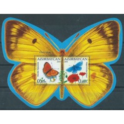 Azerbejdżan - Bl 145 2014r - Motyle