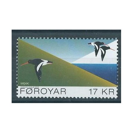 Wyspy Owcze - Nr 854 2016r - Ptaki