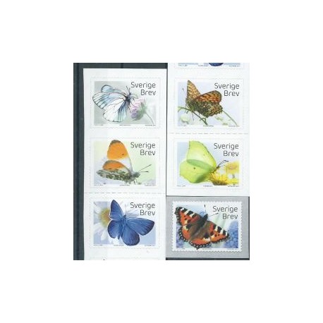 Szwecja - Nr 3159 - 64 2017r - Motyle