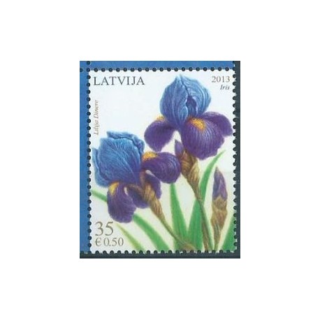 Łotwa - Nr 860 2013r - Kwiaty