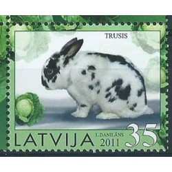 Łotwa - Nr 800 2011r - Ssaki
