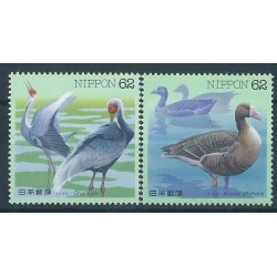 Japonia - Nr 2148 - 49 1993r - Ptaki