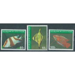 Wybrzeże Kości Słoniowej - Nr 636 - 38 1980r - Ryby