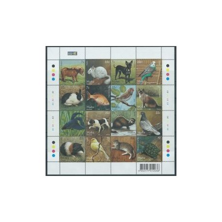 Malta - Nr 1435 - 50 Klb 2006r - Ptaki - Ssaki