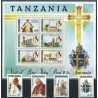 Tanzania - Nr 694 - 97 Bl 121 Chr 144 1990r - Papież