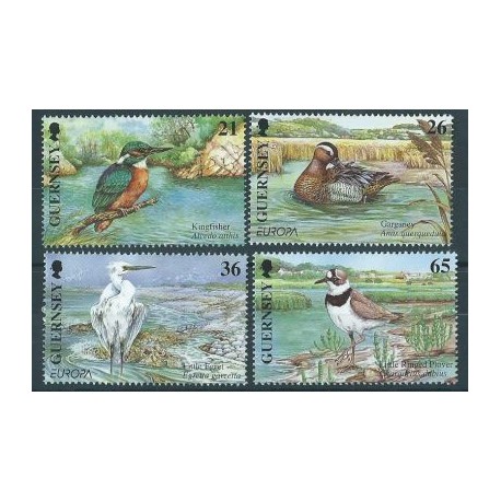 Guernsey - Nr 880 - 83 2001r - Ptaki