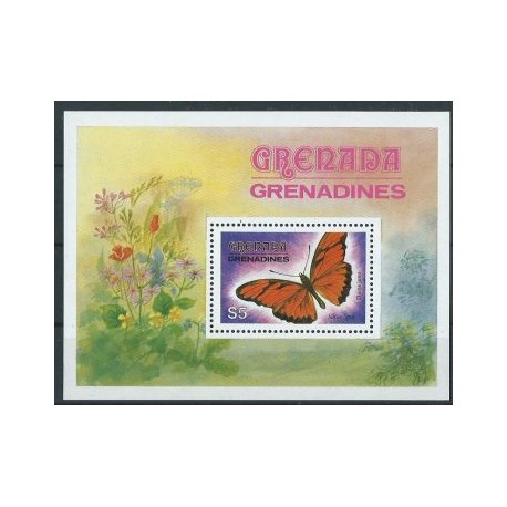Grenada Gr. - Bl 63 1982r - Motyle