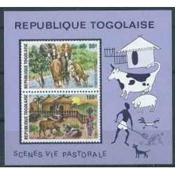 Togo - Bl 91 1974r - Ssaki