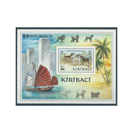 Kiribati - Bl 23 1994r - Psy - Marynistyka