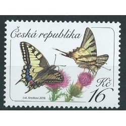 Czechy - Nr 890 2016r - Motyle