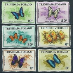 Trynidad & Tobago - Nr 293 - 98 1972r - Motyle