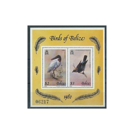 Belize - Bl 19 1980r - Ptaki