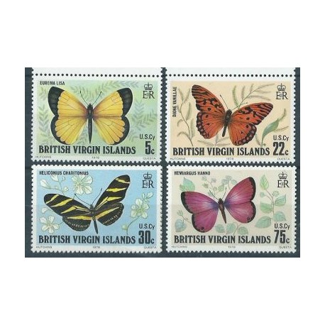 Wyspy Dziewicze - Nr 344 - 47 1978r - Motyle
