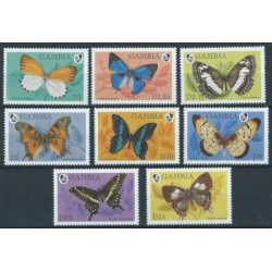 Gambia - Nr 1944 - 51 1994r - Motyle