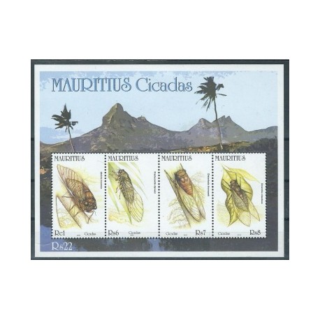 Mauritius - Bl 26 2002r - Insekty