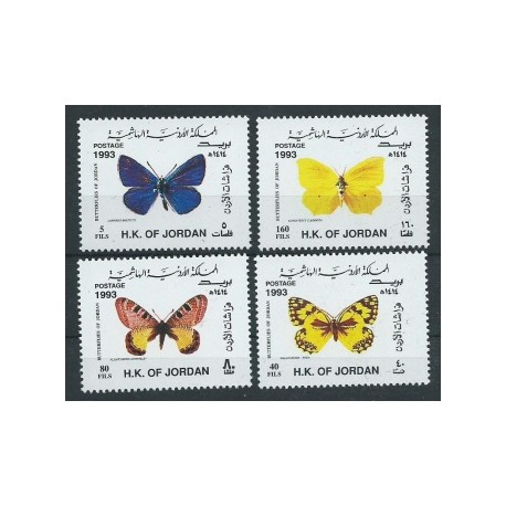 Jordania - Nr 1510 - 13 1993r - Motyle