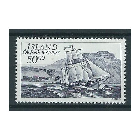 Islandia - Nr 663 1987r - Marynistyka