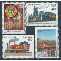 Indie - Nr 1087 - 90 1987r - Kolej