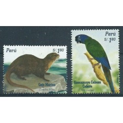 Peru - Nr 1883 - 84 2004r - Ptak - Ssak