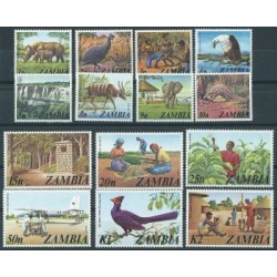 Zambia - Nr 141 - 54 1975r - Ptaki - Ssaki