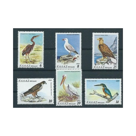 Grecja - Nr 1372 - 77 1979r - Ptaki