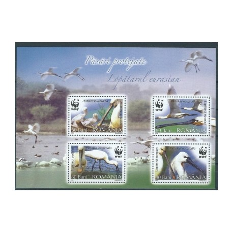 Rumunia - Bl 391 2006r - WWF - Ptaki