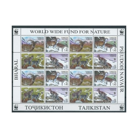 Tajikistan - Nr 392 - 95 Klb 2005r - WWF - Ssaki