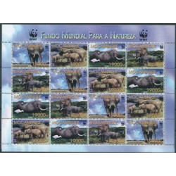 Mozambik - Nr 2393 - 96 Klb 2002r - WWF - Ssaki