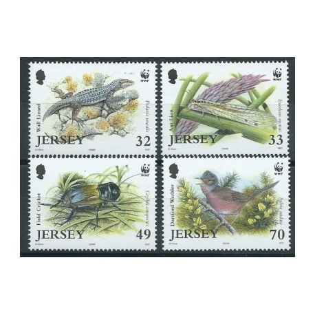 Jersey - Nr 1143 - 46 2004r - WWF - Ptaki - Gady