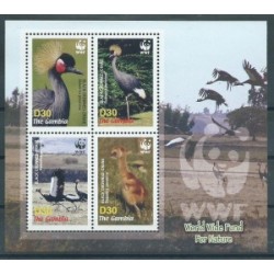 Gambia - Nr 5631 - 34 Bl 2006r - WWF - Ptaki