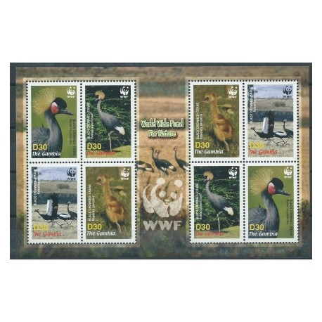 Gambia - Nr 5631 - 34 Klb 2006r - WWF - Ptaki
