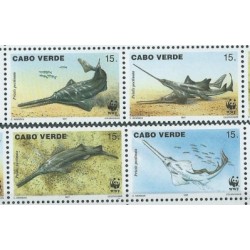 Cabo Verde - Nr 727 - 30 Pasek 1997r - WWF - Ryby