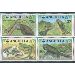 Anguilla - Nr 988 - 91 Pasek 1997r - WWF - Gady