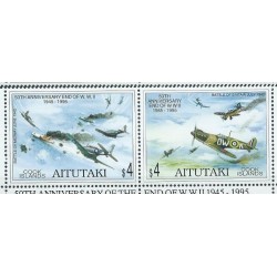Aitutaki - Nr 740 - 41 1995r - Bitwa o Miidwej