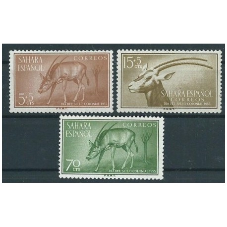 Sahara Hiszp. - Nr 154 - 56 1955r - Ssaki