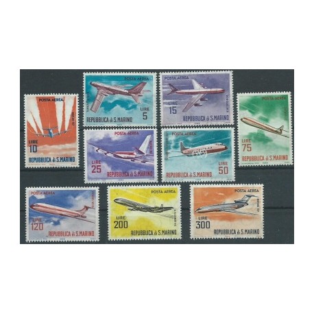 San Marino - Nr 792 - 00 1963r - Samoloty