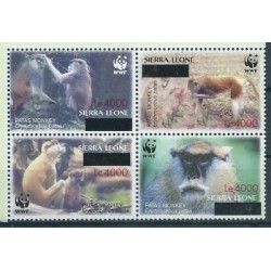Sierra Leone - Nr 5071 - 74 2008r - WWF - Ssaki
