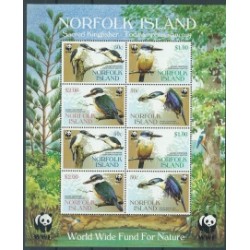 Norfolk - Nr 895 - 98 Klb 2004r - WWF - Ptaki