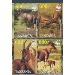 Tanzania - Nr 4433 - 36 Pasek 2006r - WWF - Ssaki