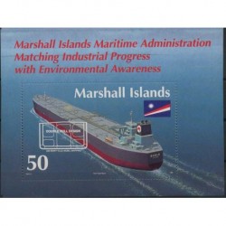 Wyspy Marshalla - Bl 7 1993r - Marynistyka