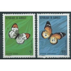 Djibouti - Nr 268 - 69 1980r - Motyle
