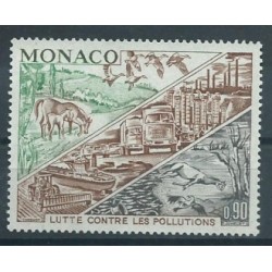 Monako - Nr 1036 1972r - Ptaki - Konie